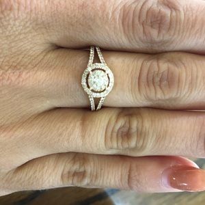 14k rose gold ring